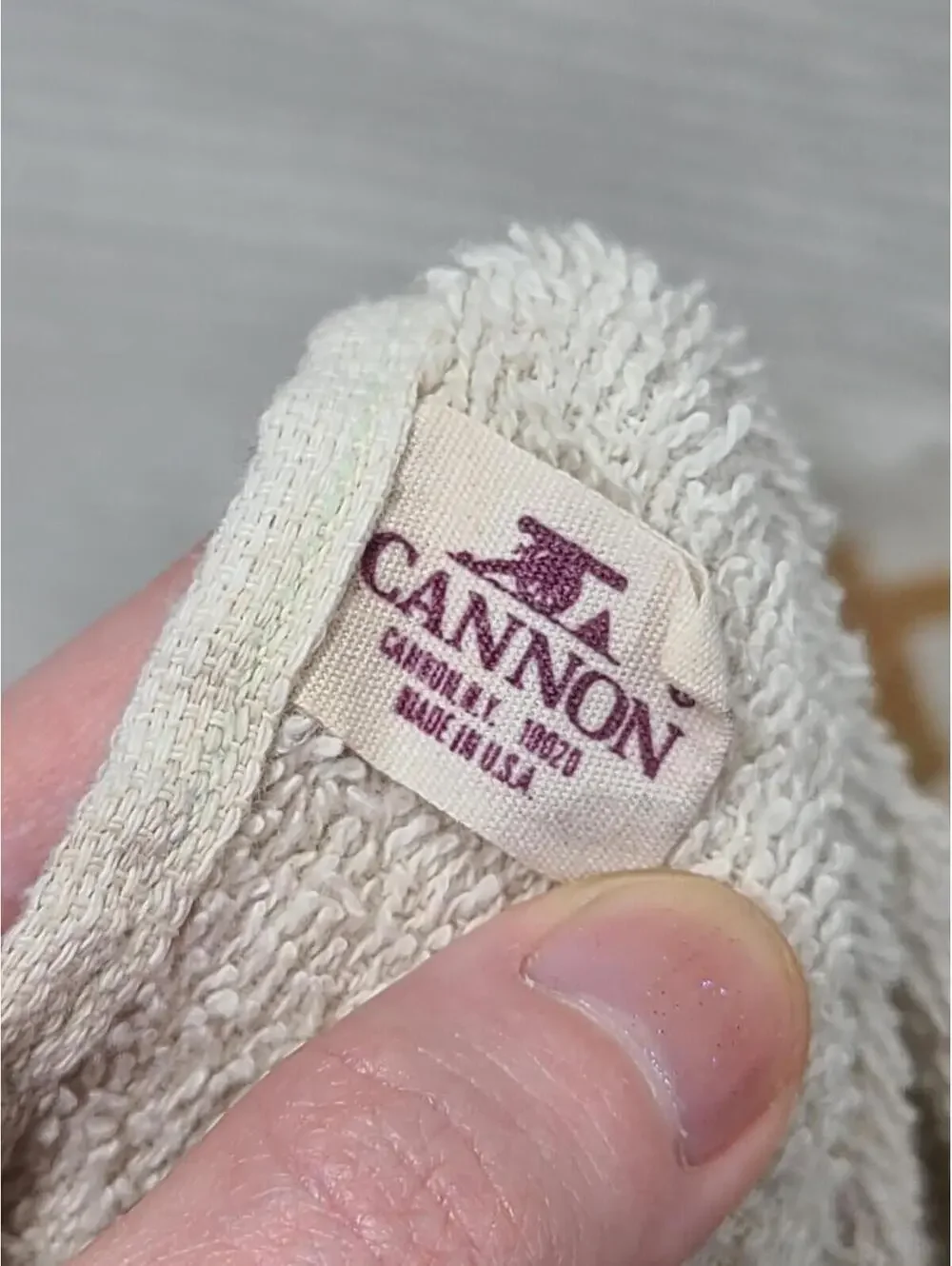 CANNON vtg towel